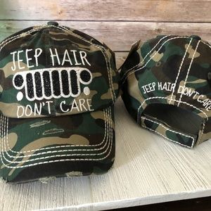 Jeep hair camo hat